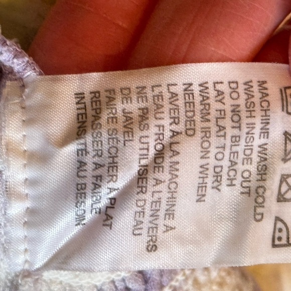 CHASER Small Top Smocked Double V Peasant Tie Dye Shirt Nice Condition! - Picture 8 of 8